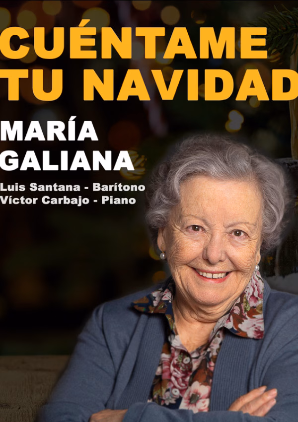 Teatro / Música – “Cuéntame tu Navidad” con María Galiana en el Teatro Víctor Jara, Vecindario, Santa Lucía, Gran Canaria