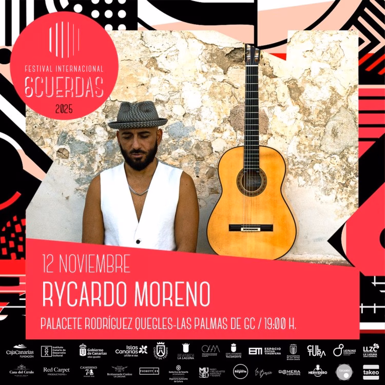 Concierto de Rycardo Moreno en el Palacete Rodríguez Quegles, Las Palmas de Gran Canaria.