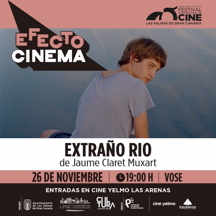 Proyección de la película "Extraño Río" de Jaume Claret Muxart en el Cine Yelmo Las Arenas, dentro del Ciclo Efecto Cinema, en Las Palmas de Gran Canaria.