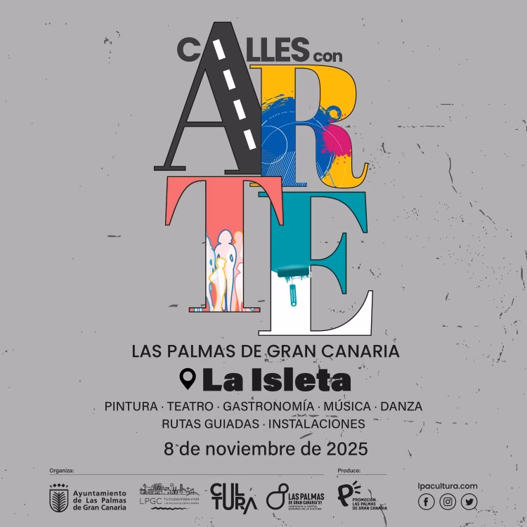 Calles con Arte en La Isleta, Las Palmas de Gran Canaria.