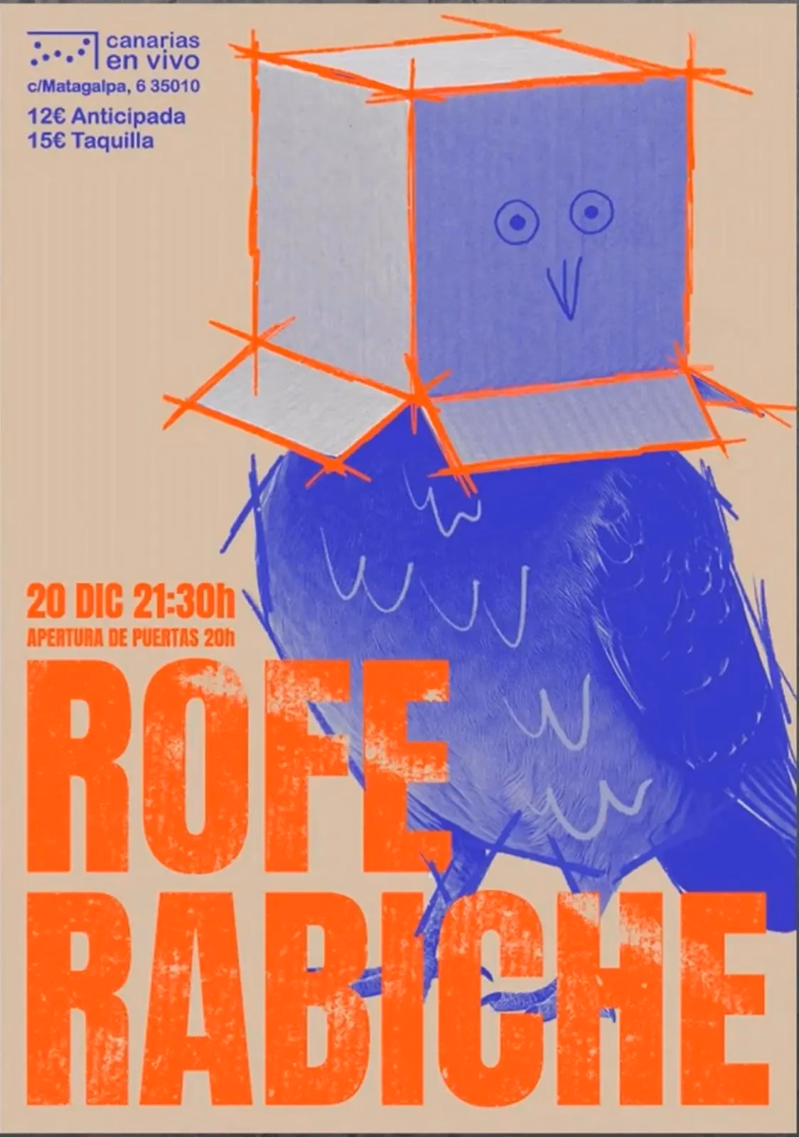 Concierto de Rabiche + Rofe en Canarias en Vivo – Las Palmas de Gran Canaria.