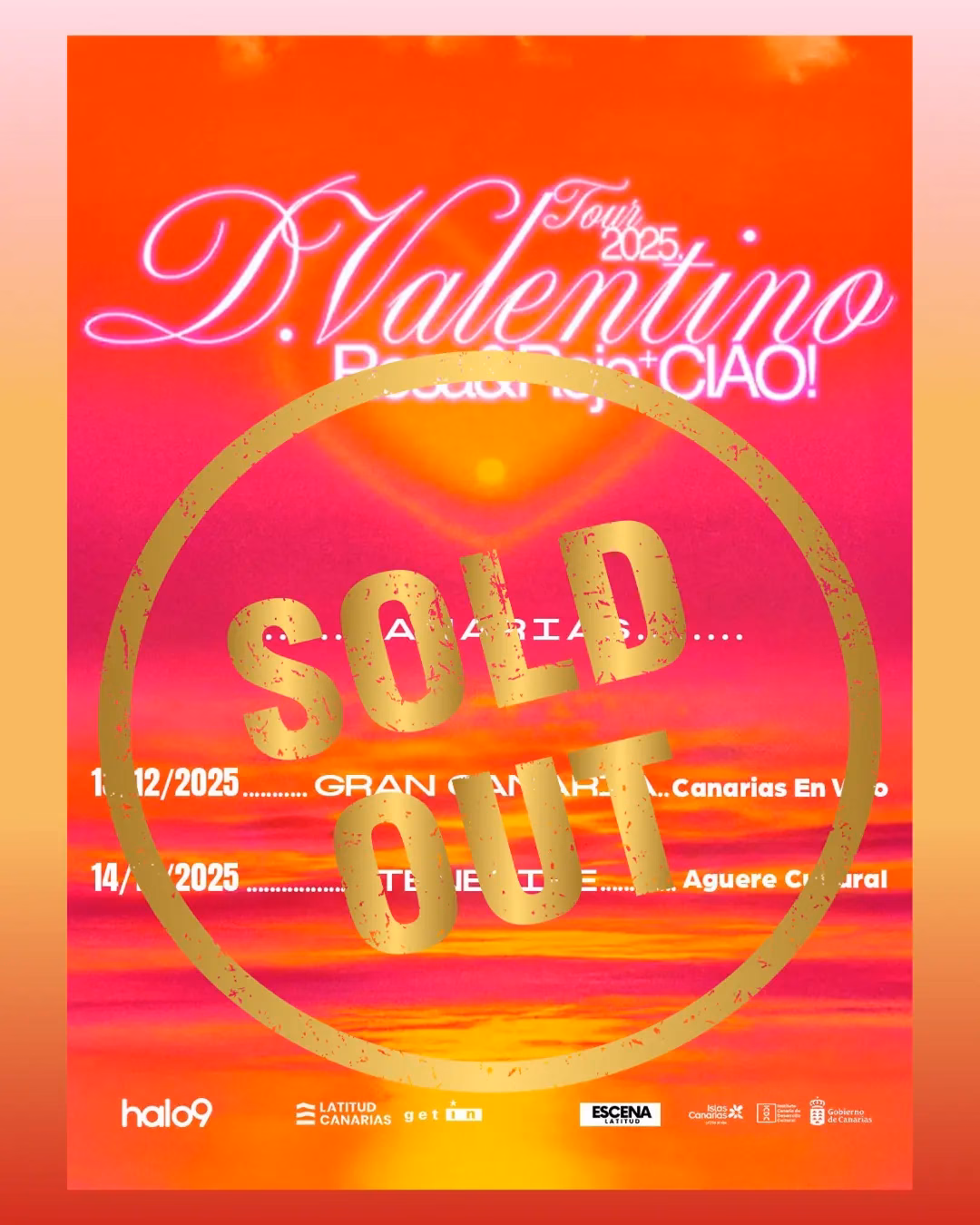 Concierto – “D.Valentino Tour 2025 Rosa & Rojo”