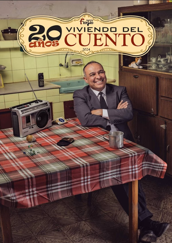 Humor "20 años viviendo del cuento" con Maestro Florido en el Teatro Víctor Jara de Vecindario, Santa Lucía, Gran Canaria.