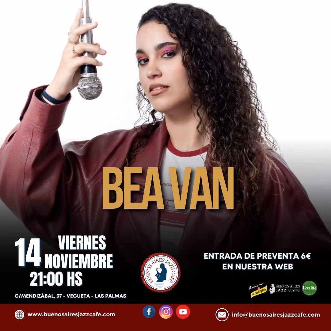 Concierto Baires - Bea Van en Buenos Aires Jazz Café, Las Palmas de Gran Canaria.