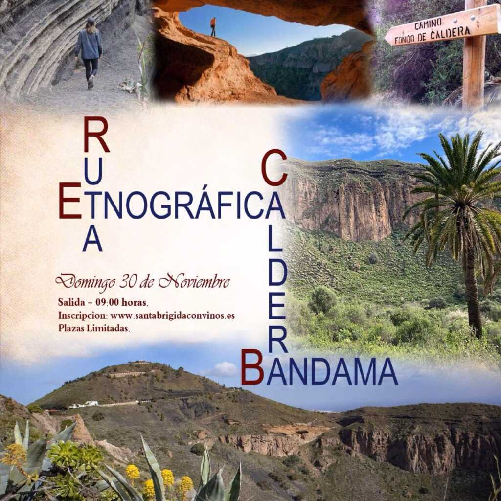 Visita guiada - Ruta etnográfica por la Caldera Bandama, Santa Brígida, Gran Canaria.