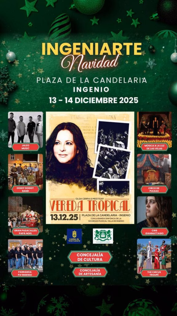 Ingeniarte en Navidad, en la Plaza de Ntra Sra. de la Candelaria y aldedores, Ingenio, Gran Canaria.