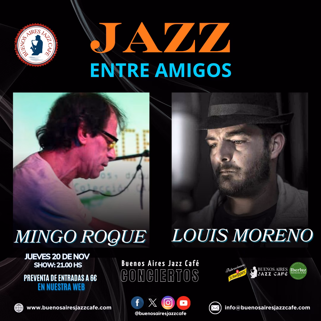 Concierto Baires - Jazz entre amigos en Buenos Aires Jazz Café, Las Palmas de Gran Canaria.