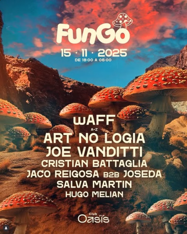 Fiesta "Fungo" de @fungomusic en la Sala Cactus de Oasis Club, Maspalomas, San Bartolomé.