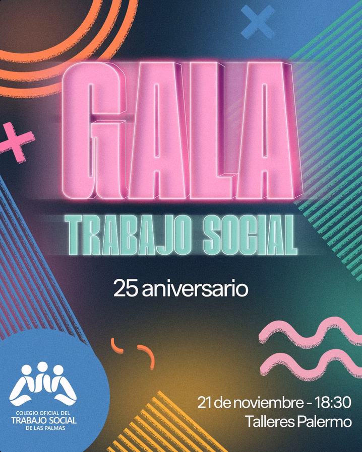 Fiesta - Gala del Trabajo Social en Talleres Palermo, Las Palmas de Gran Canaria.