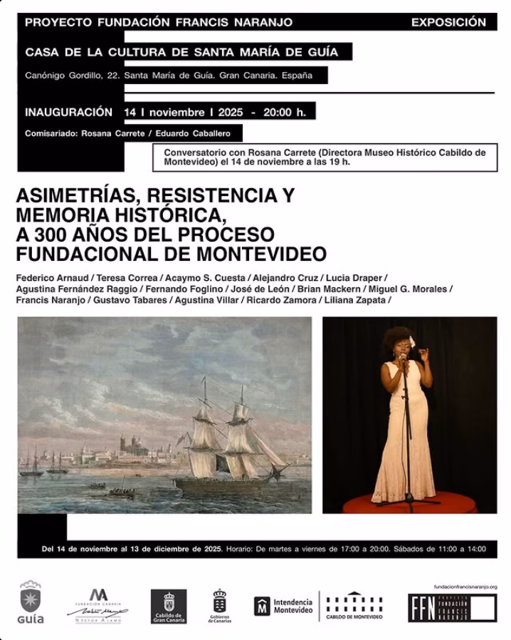 Inauguración de la Exposición "Asimetrías, resistencia y memoria histórica" en la Casa de la Cultura, Santa María de Guía, Gran Canaria.