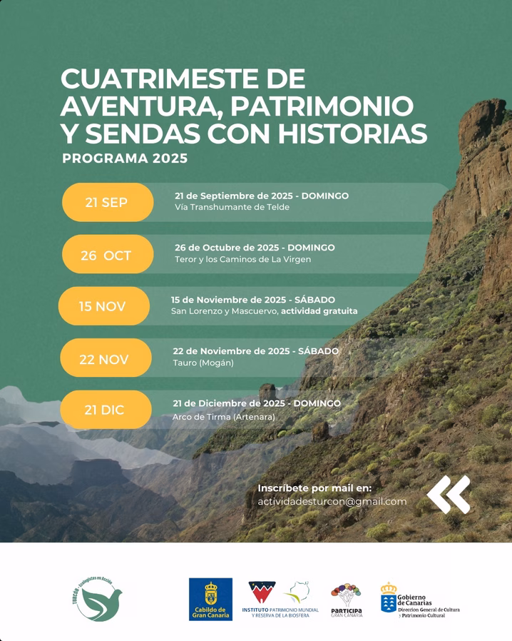 Actividades Turcón Ecología Otoño 2025