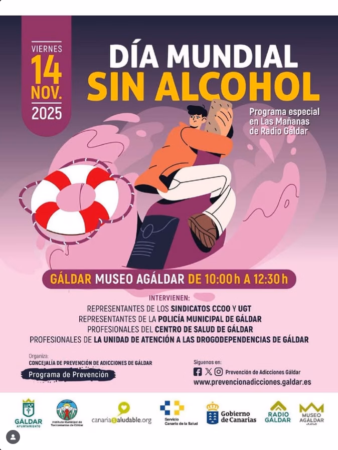 Jornada - Celebración del Día mundial sin alcohol en el Museo Agáldar de Gáldar, Gran Canaria.