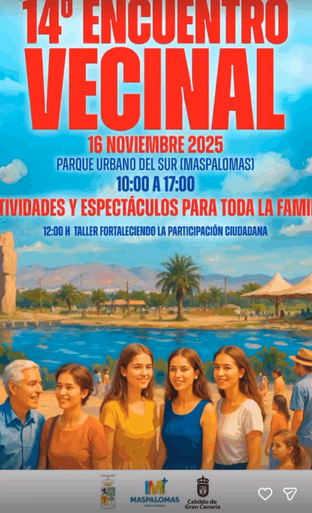 14º Encuentro Vecinal Maspalomas en el Parque del Sur, Maspalomas, San Bartolomé de Tirajana, Gran Canaria.