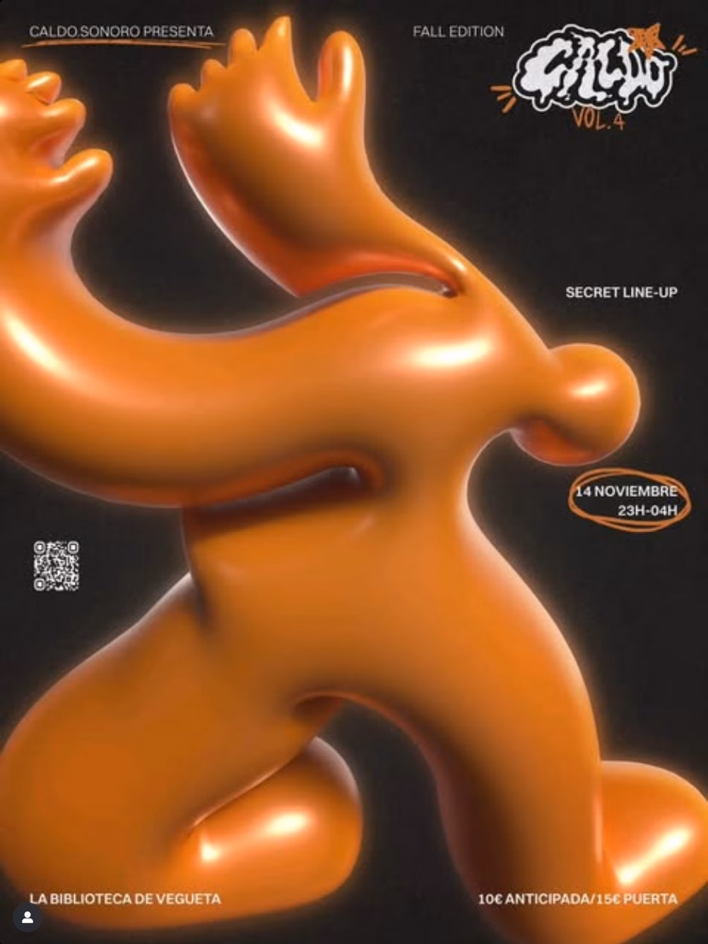 Fiesta "Caldo Vl.4" en la discoteca La Biblioteca de Vegueta, Las Palmas.