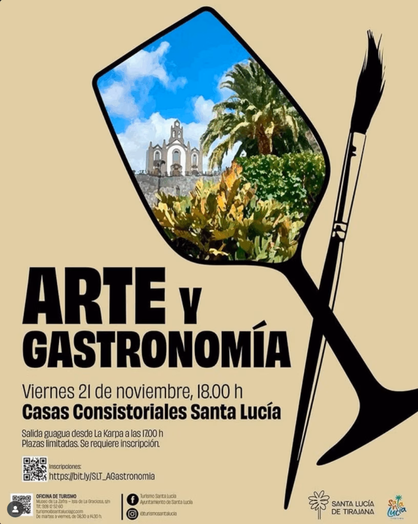 Taller - Arte y Gastronomía en las Casas Consistoriales de Santa Lucía de Tirajana, Gran Canaria.