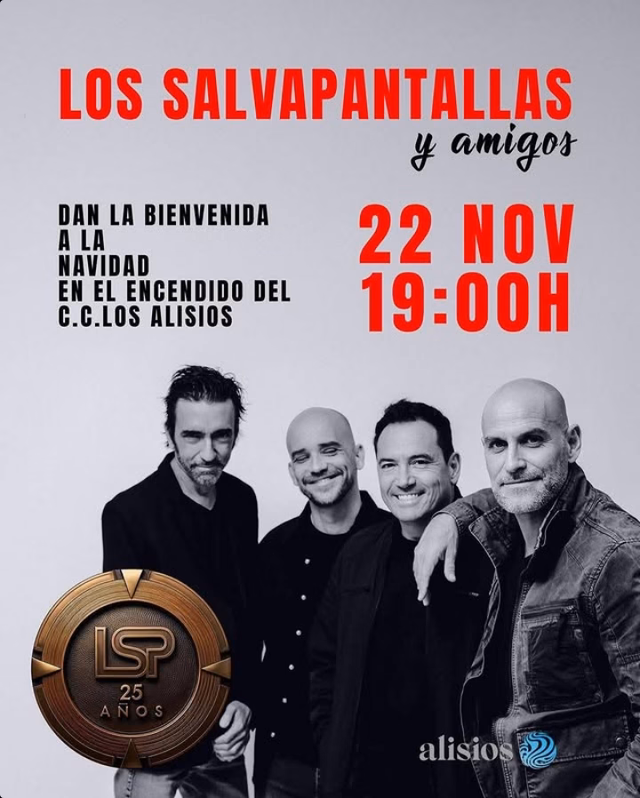 Encendido Navideño en el CC Los Alisios, Las Palmas de Gran Canaria. Con Los Salvapantalla & amigos.