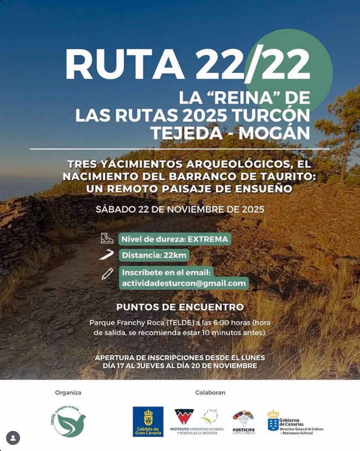 Ruta de Senderismo - La Ruta Reina "Tejeda - Mogán", Gran Canaria, con Turcon Ecología.
