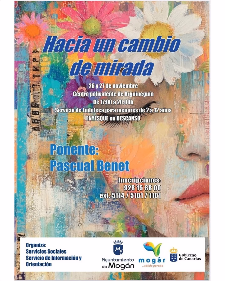 Jornadas "Hacia un cambio de mirada" de inserción laboral en el Centro Polivalente de Arguineguín, Gran Canaria