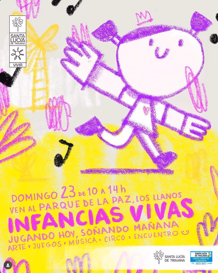 Infantil - "Infancias Vivas: jugando hoy, soñando mañana" en el Parque de la Paz, Los Llanos, Santa Lucía de Tirajana, Gran Canaria.
