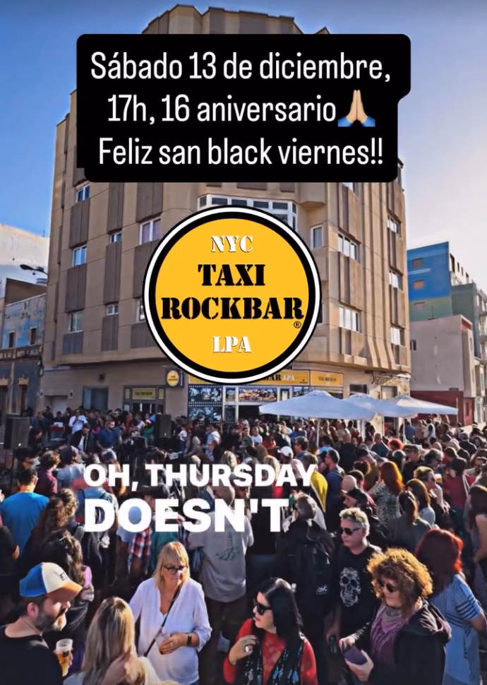 Fiesta – Aniversario NYC Taxi Rockbar