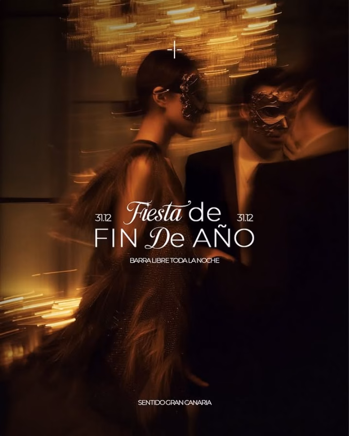 Fiesta "New Year Party" en Sentido Club, Las Palmas de Gran Canaria.