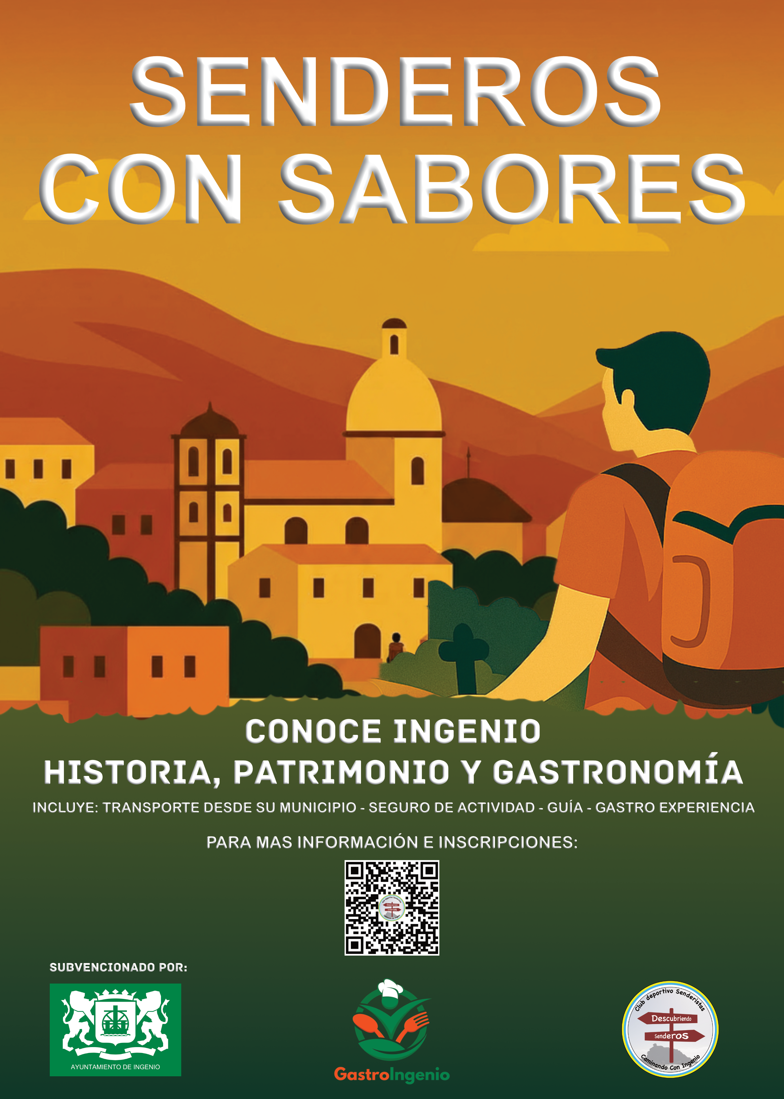 SENDEROS CON SABORES Actividad exclusiva para personas residentes en La Aldea de San Nicolás, Gran Canaria.
