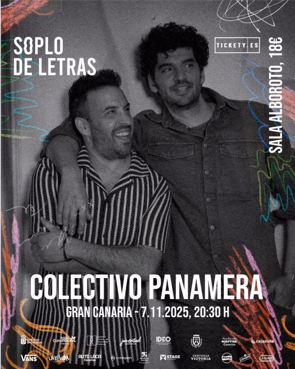 Concierto de Colectivo Panamera en la Sala Alboroto de Las Palmas de Gran Canaria.