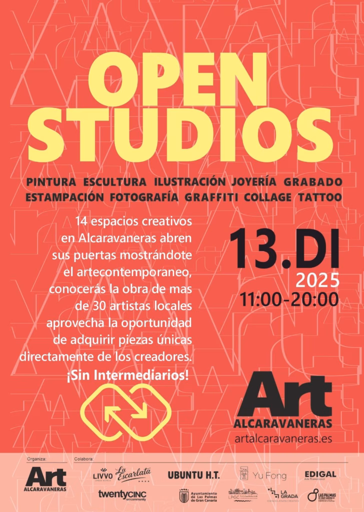 3er Art Alcaravaneras Open Studios en el Barrio de Alcaravaneras, Las Palmas de Gran Canaria.