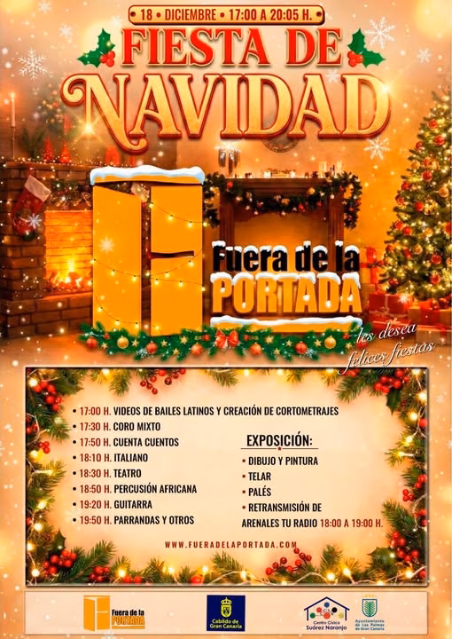 Fiesta de Navidad Asociación Fuera de la Portada
