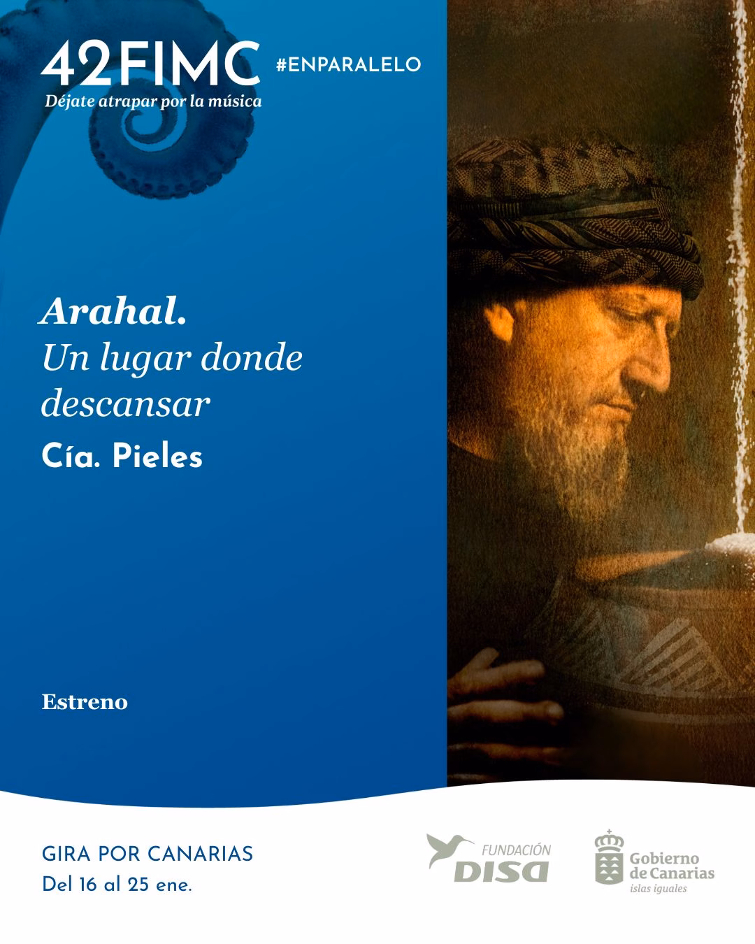 Concierto "Arahal. Un lugar donde descansar" en el Teatro Guiniguada, Las Palmas de Gran Canaria.