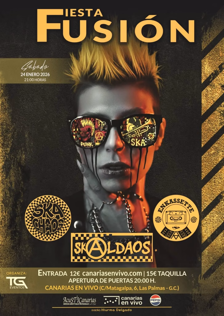 Fiesta "Fusión!!!" en la Sala Canarias en Vivo de Las Palmas de Gran Canaria.