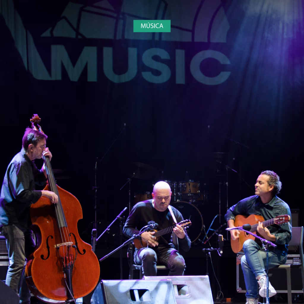 Concierto - "Guiguan Project & Markus Stockhausen" en el Teatro Guiniguada, Las Palmas de Gran Canaria.