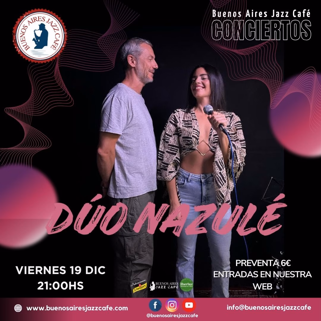 Concierto - Dúo Nazulé en Buenos Aires Jazz Café, Las Palmas de Gran Canaria.