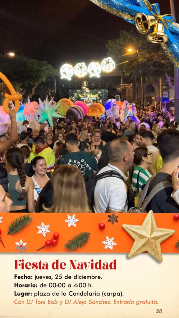 Programa de eventos de la Navidad en Villa de Ingenio, Gran Canaria, del 25 de diciembre: