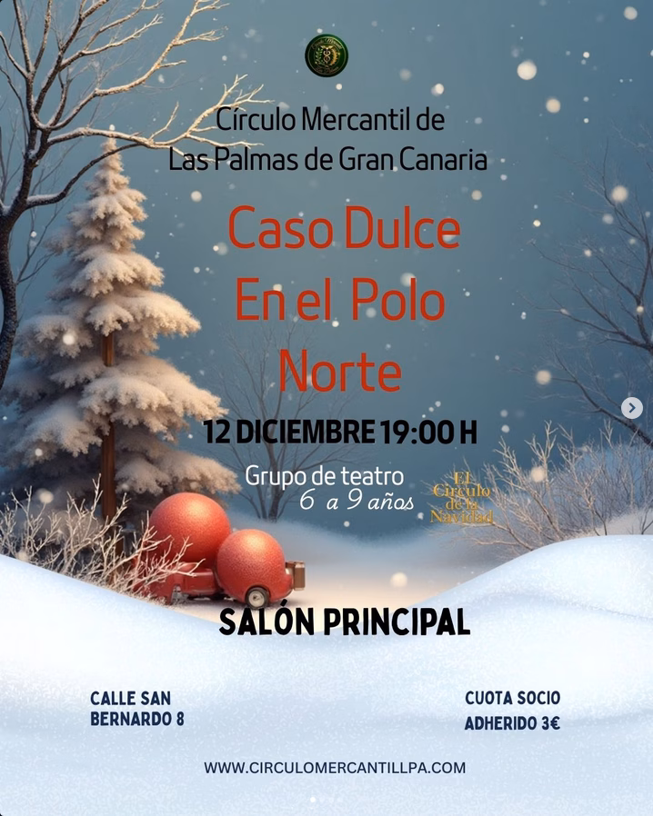 Teatro Infantil y juvenil en el Círculo Mercantil de Las Palmas de Gran Canaria.