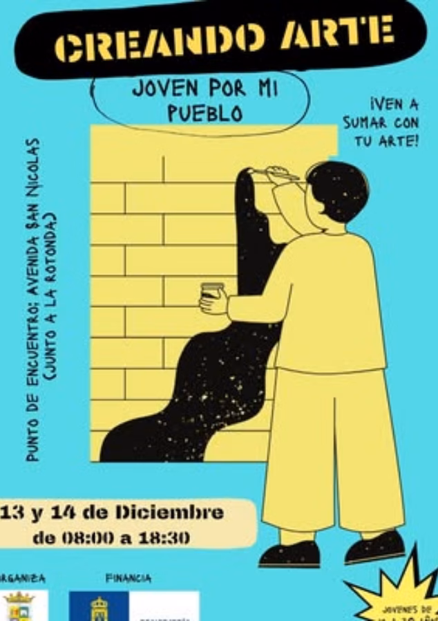 Jóvenes - Creando Arte en La Aldea de San Nicolás, Gran Canaria.
