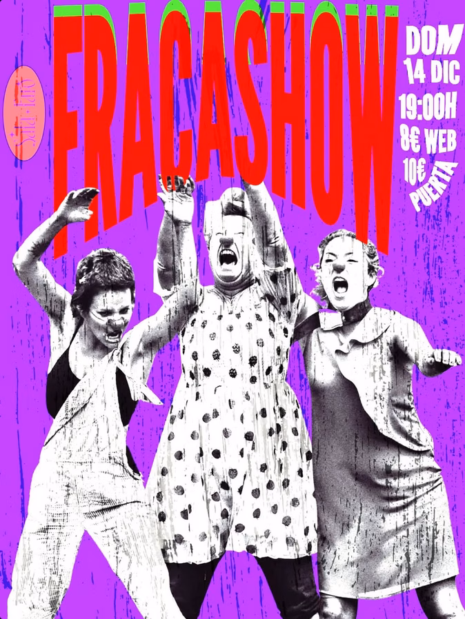 Espectáculo Clown "Fracashow" en Sala Faro, Las Palmas de Gran Canaria.