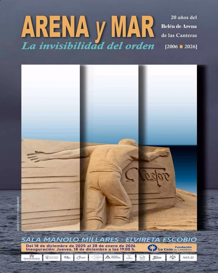 Inauguración de la "Exposición: Arena y Mar - La invisibilidad del orden" en el CICCA de Las Palmas de Gran Canaria.