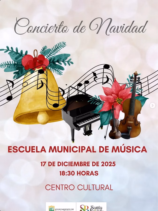 Concierto de Navidad 2025 en la Sala Polivalente de las Escuelas Artísticas, Arucas, Gran Canaria.
