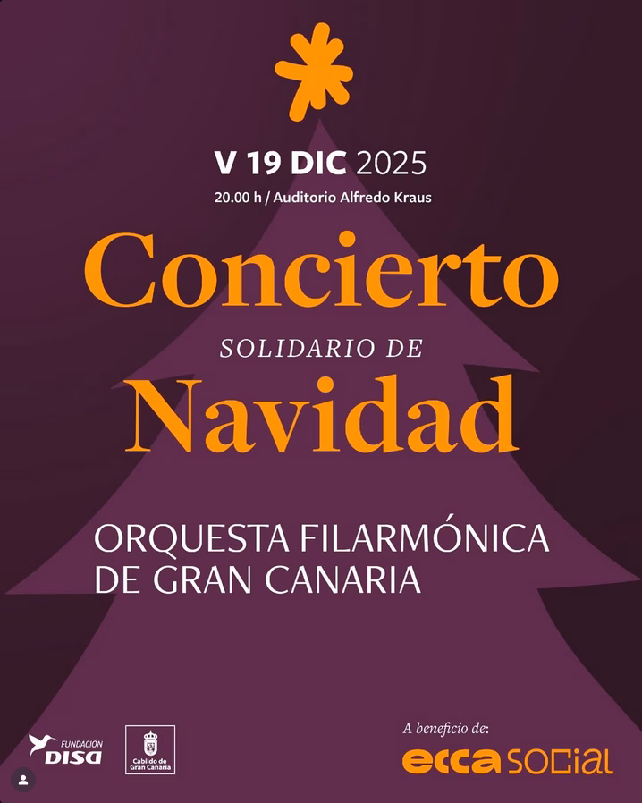 Concierto Solidario de Navidad de la Orquesta Filarmónica de Gran Canaria en el Auditorio Alfredo Kraus, Las Palmas de Gran Canaria