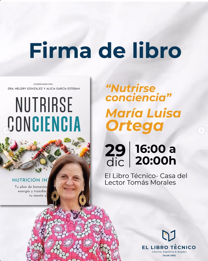 Literatura - Firma "Nutrirse Conciencia"