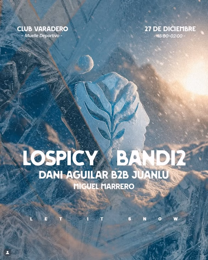 Fiesta "Sansa Let it Snow" en el Club Varadero del Muelle Deportivo, Las Palmas de Gran Canaria.