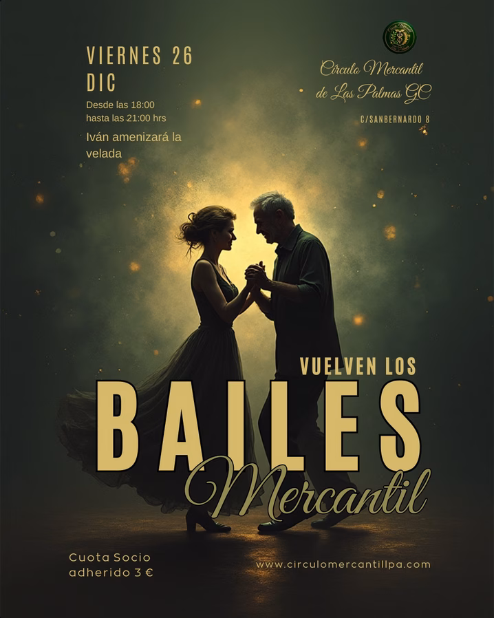 Música - Baile en el Círculo Mercantil de Las Palmas de Gran Canaria.