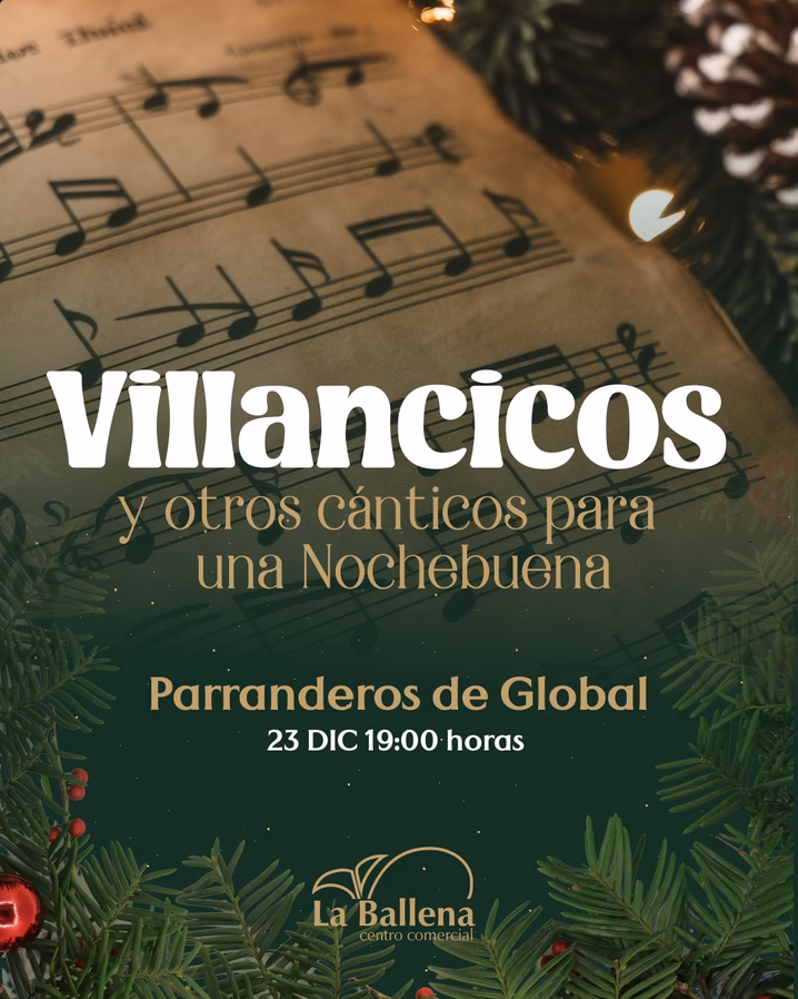 Música - Villancicos y otros cánticos para una Nochebuena en el CC La Ballena, Las Palmas de Gran Canaria.