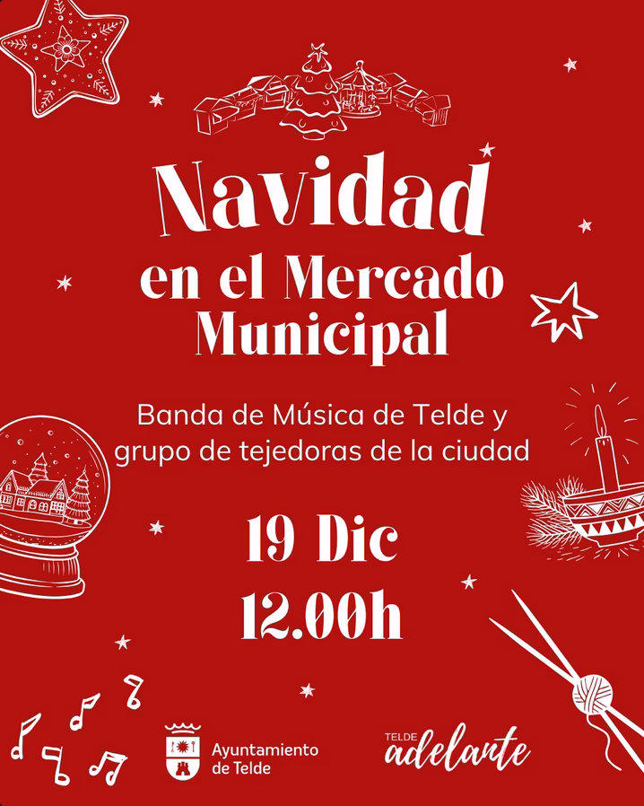 Navidad en el Mercado Municipal de Telde, Gran Canaria