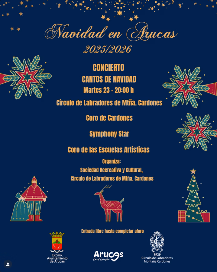 Arucas en Navidad 23 diciembre