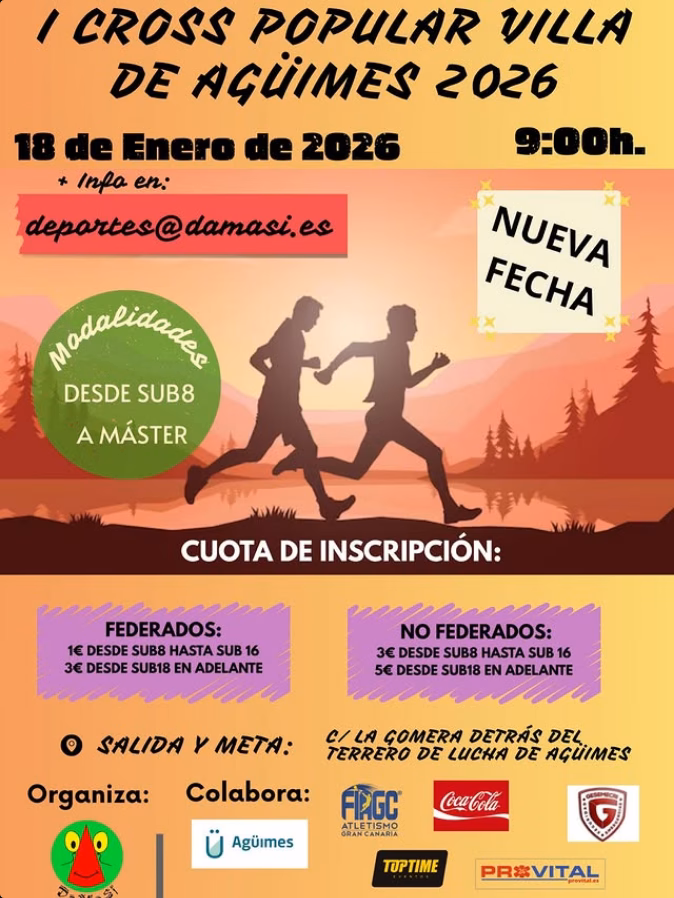 Deporte - I Cross Popular Villa de Agüimes, Gran Canaria.