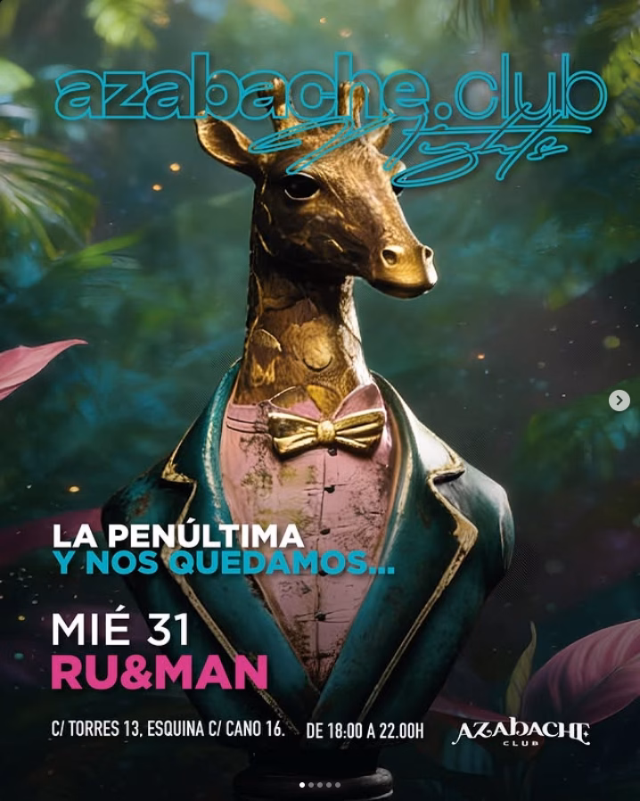 Fiesta "La penúltima y nos quedamos" en Azabache Club, Las Palmas de Gran Canaria.