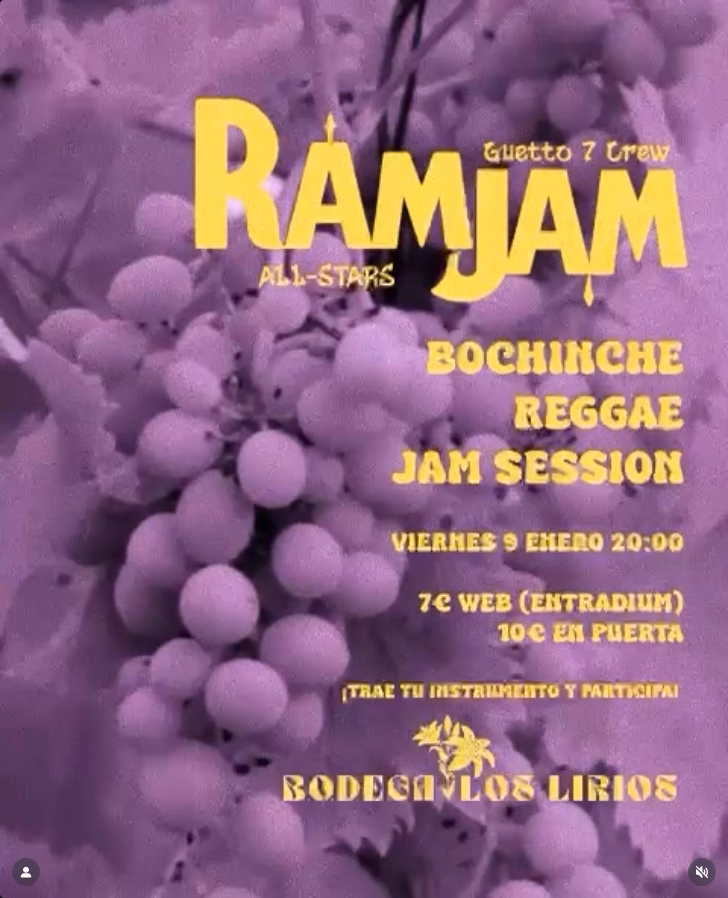 Jam Session " Ram Jam" con @ram_jam_sessions que trae el ritmo a los viñedos de Bodega Los Lirios, Las Palmas de Gran Canaria.