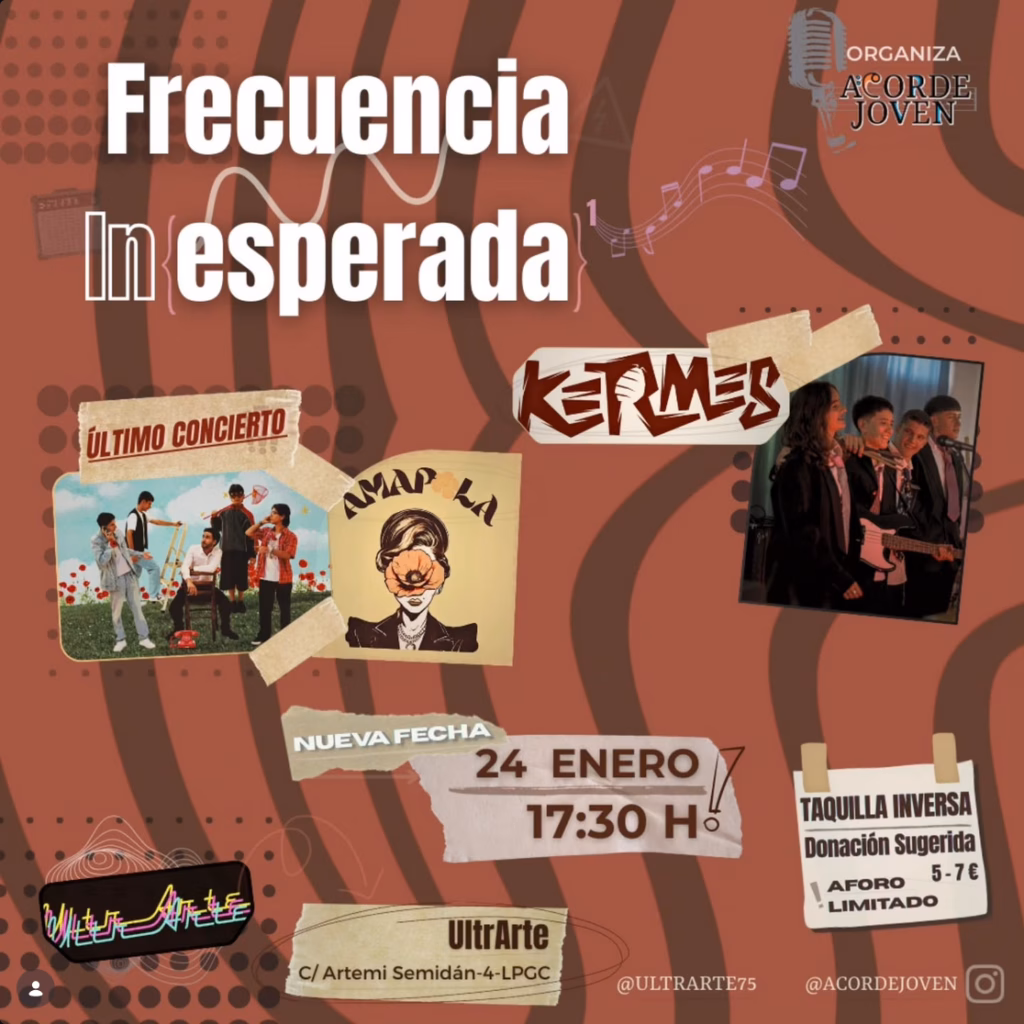Festival "Frecuencia Inesperada" en UltrArte, Las Palmas de Gran Canaria.